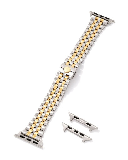 Alex 5 Link Watch Band Two Tone - Southern Belle Boutique