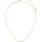Elisa Short Pendant Necklace - Gold Blush Ivory Mother Of Pearl - Southern Belle Boutique