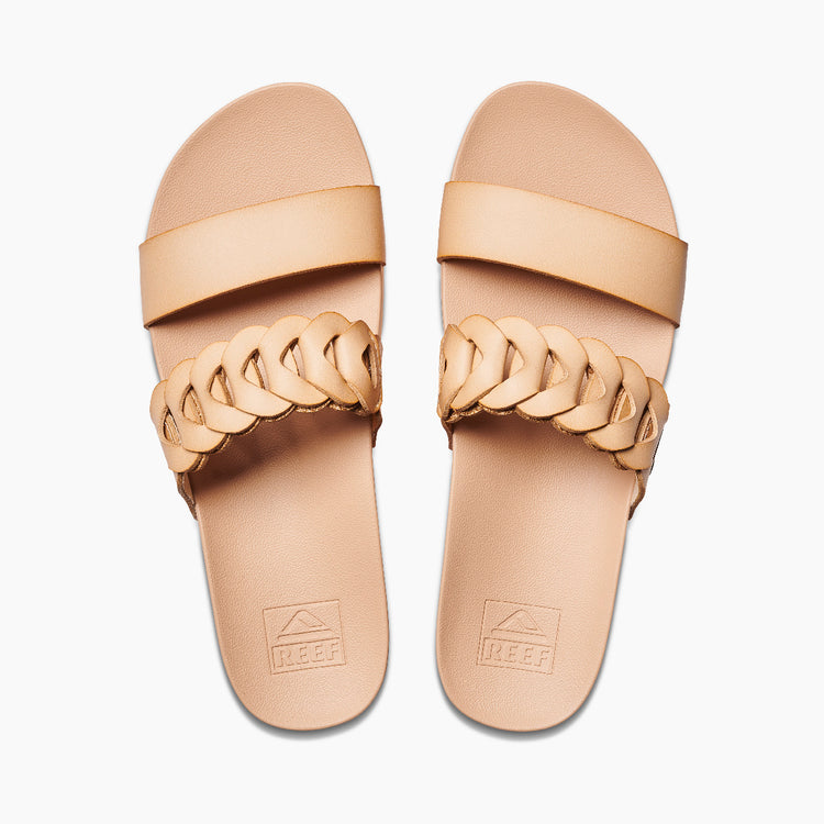 Cushion Vista Hi Twist Sandal - Seashell - Southern Belle Boutique