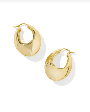 Liana Hoop Earrings - Gold