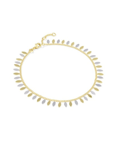 Kayla Anklet Mixed Metal