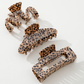 Wild Leopard Claw Clip - Large - Southern Belle Boutique