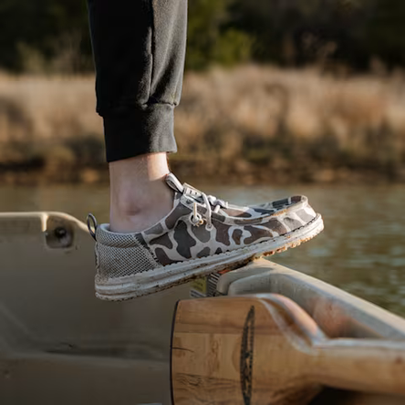 HEYDUDE X BURLEBO Wally Funk Youth Deer Camo - Southern Belle Boutique