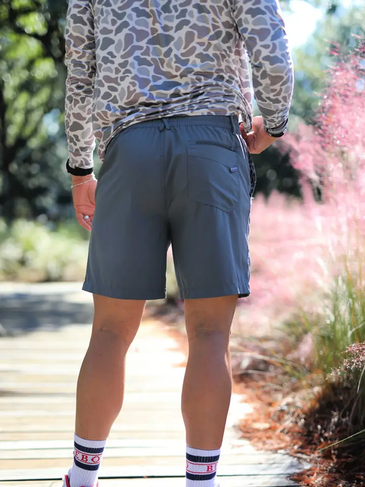 Everyday Shorts - River Rock Grey/Deer Camo Pocket