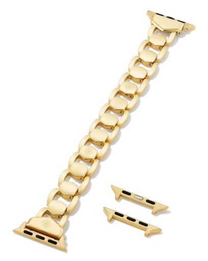 Davis Watch Band in Gold Tone Stainless Steel - Southern Belle Boutique
