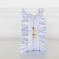 Blue Fawn Ruffled Nylon Tech Organizer