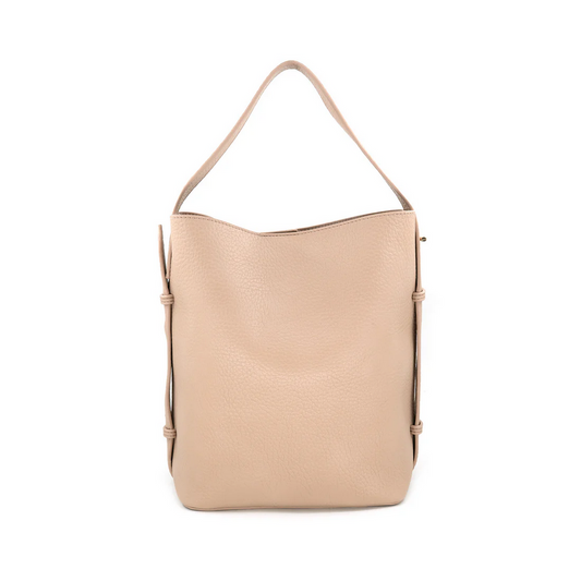 Paloma Bucket Bag - Beige - Southern Belle Boutique