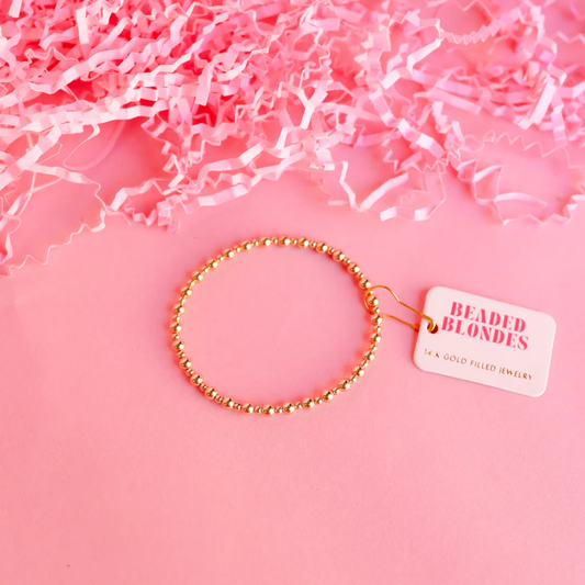Mini Katy Bracelet - Gold 6.75" - Southern Belle Boutique