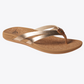 Pacific Joy Leather Flip Flop - Golden Hour - Southern Belle Boutique