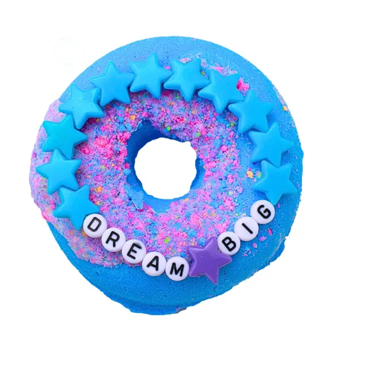 Donut Bath Bomb + Bracelet Pack - Blue - Southern Belle Boutique
