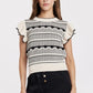 Bethany Sweater - Black/Cream - Southern Belle Boutique