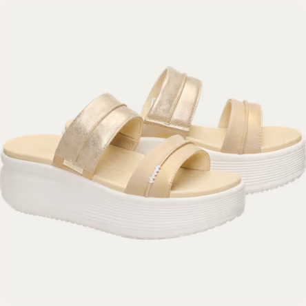 Austin Slide Classic - Champagne Metallic - Southern Belle Boutique