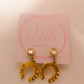 Rodeo Gold Horse Shoe Earrings - Southern Belle Boutique