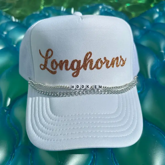 Longhorn Trucker Hat - Southern Belle Boutique