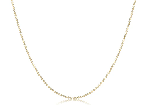 17" Choker Classic Gold 2.5mm Beaded Necklace - Southern Belle Boutique