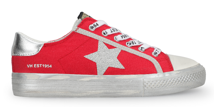 Alive 38 - Red Silver Pop Sneaker