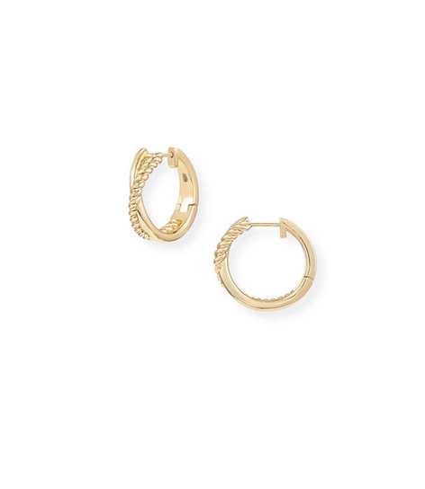 Legacy Mini Hoop Earrings in Gold - Southern Belle Boutique