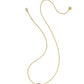 Elisa Boo Short Pendant Necklace - Gold Black Granite - Southern Belle Boutique