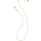 Sand Dollar Short Pendant Necklace Gold Natural Mother Of Pearl - Southern Belle Boutique