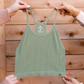 Ribbed Bralette- Matcha - Southern Belle Boutique