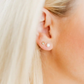 Screwback Stud Earrings - Payton Pearl White 5mm - Southern Belle Boutique