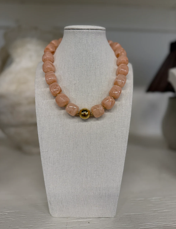 Chunky Beaded Necklace -