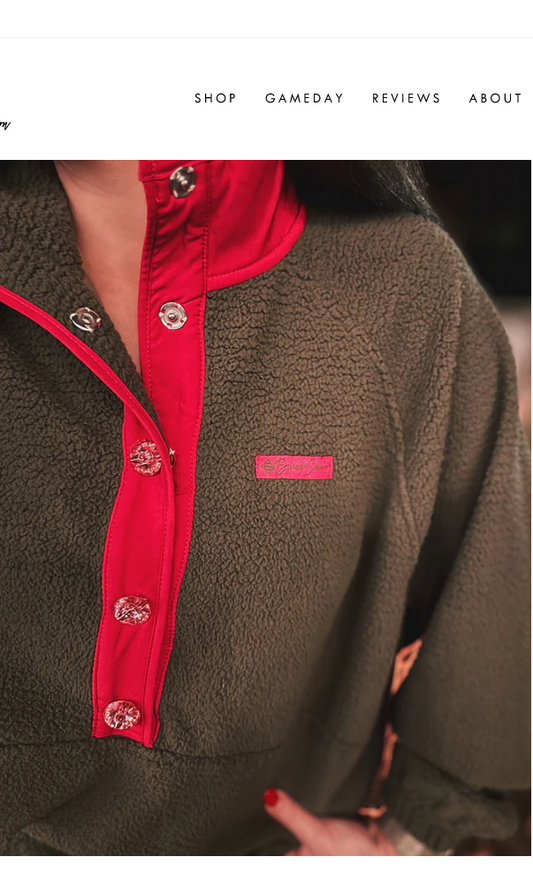Brianna Cannon Green Fleece Set - Southern Belle Boutique