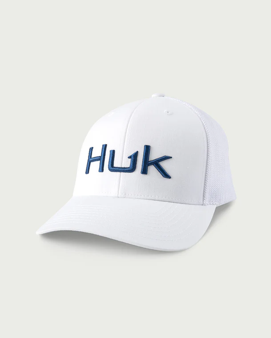 Embroidered 110 Trucker Hat - White