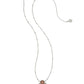 Gingerbread Short Pendant Necklace Silver Brown Goldstone - Southern Belle Boutique