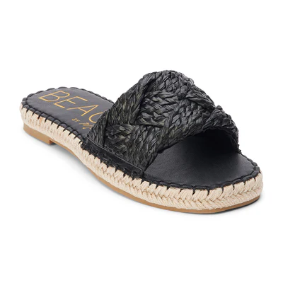 Ivy Slide Sandal - Black - Southern Belle Boutique