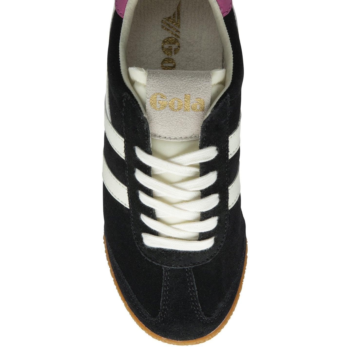 Elan Trainer Black/Off White/Fuchsia Sneaker