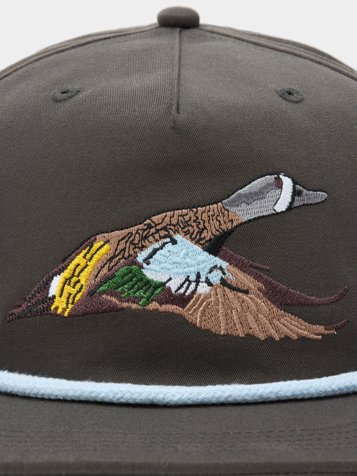 Blue Wing Teal Hat - Raven - Southern Belle Boutique