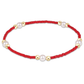 Gameday Hope Purpose Pearl Bracelet - Crimson - Southern Belle Boutique