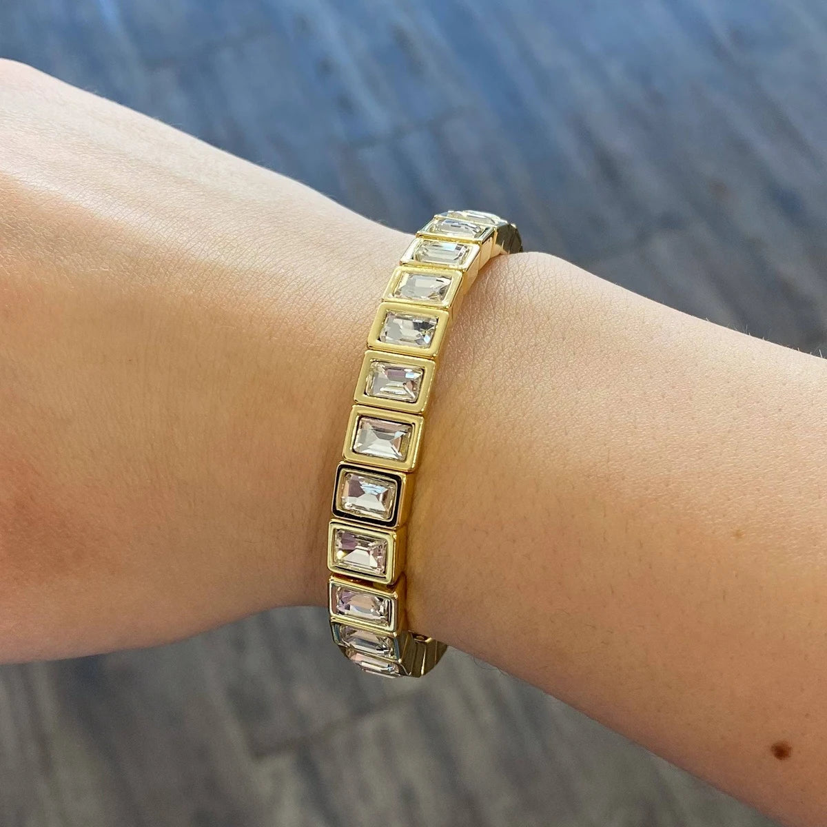Gold Gem Bracelet - - Southern Belle Boutique