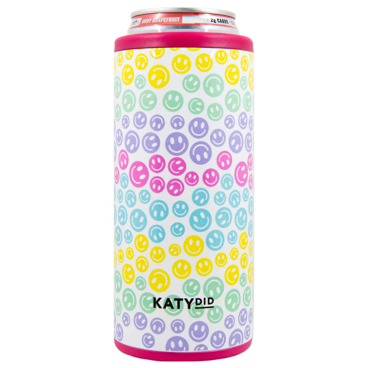 Pastel Happy Face Can Holder - Southern Belle Boutique