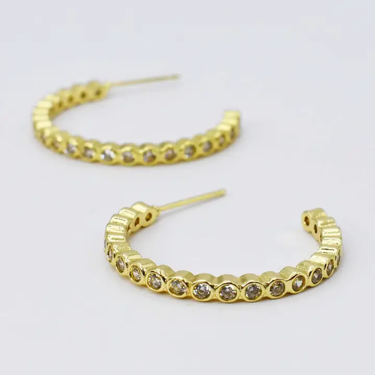 Luminous Hoop - Gold - Southern Belle Boutique