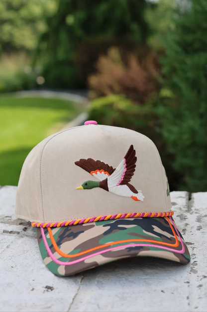 Mallard Trucker Canvas Hat