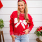 Red Bow Sweater