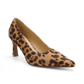 Leopard Faux Suede Classic Pump Heel