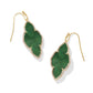 Abbie Pave Frame Drop Earrings