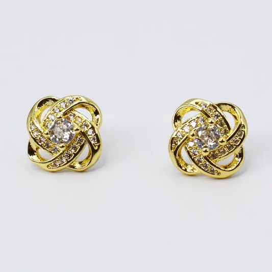 The jolly Stud Earrings - Gold - Southern Belle Boutique