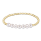 Gold Bliss Pearl 3mm Bracelet - Southern Belle Boutique
