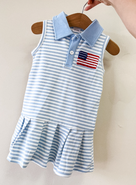 USA Striped Dress - Southern Belle Boutique
