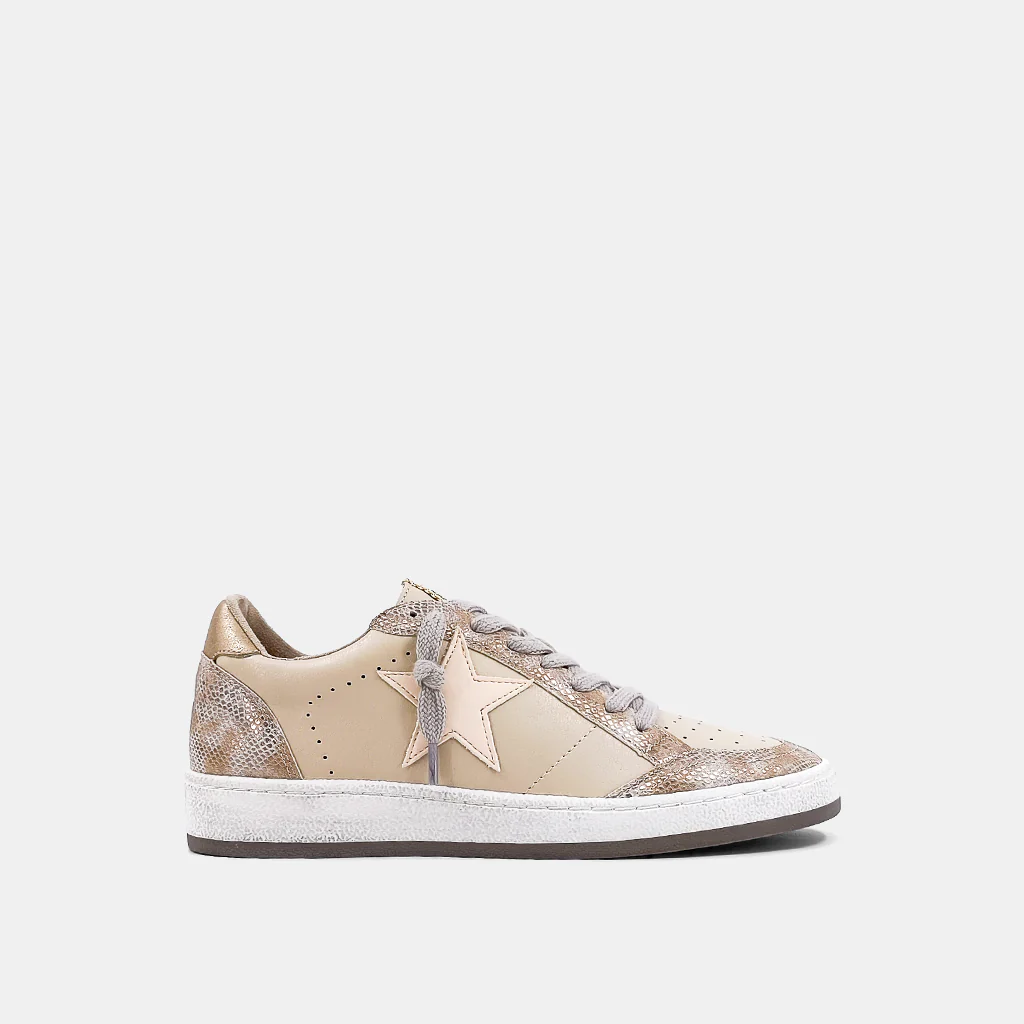 Paz Sneaker - Gold Snake - Southern Belle Boutique