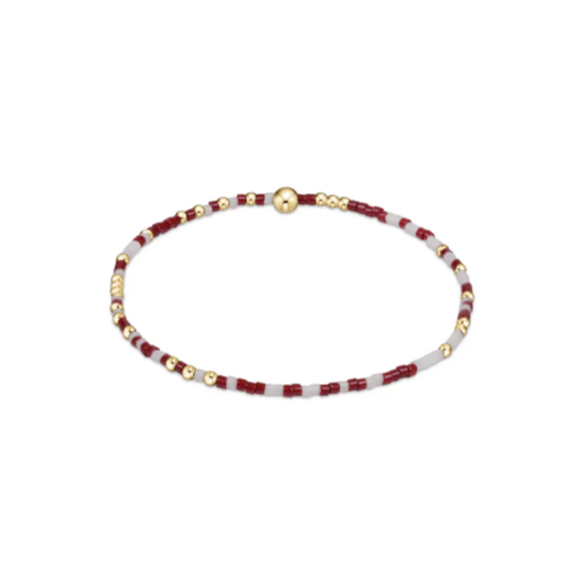Hope Unwritten Bracelet - Wine - White - Southern Belle Boutique
