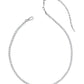 Fate Tennis Necklace - Silver White Cz - Southern Belle Boutique
