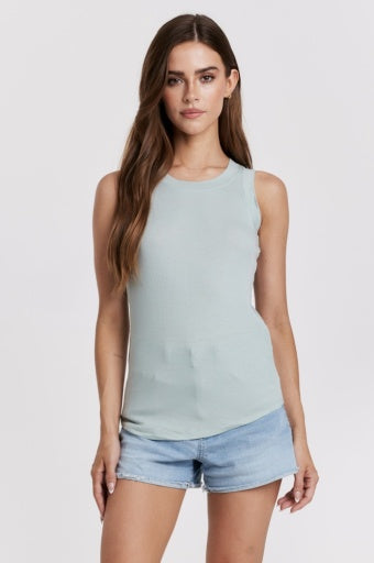 Cleo Tank - Aquamarine - Southern Belle Boutique