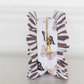 Butterfly Ruffled Nylon Medium Pouch