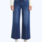High Rise Wide Leg Jeans - Dark Blue