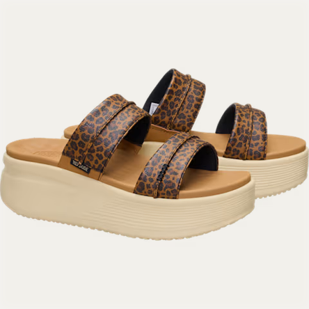 Austin Slide Classic - Tan Leopard - Southern Belle Boutique